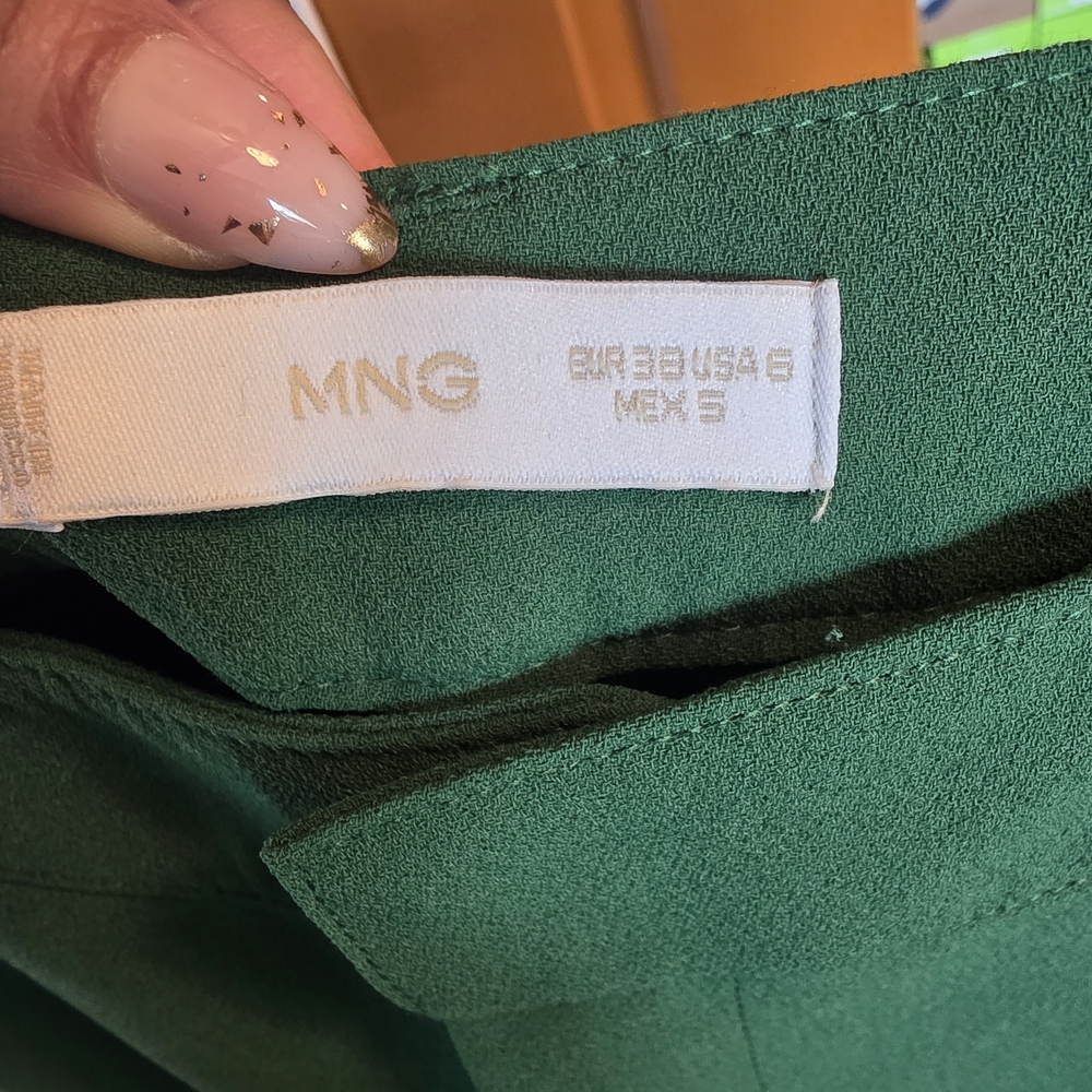 MNG (Mango) Green Women's Tailored Vest & Pants Set - Picture 8 of 14